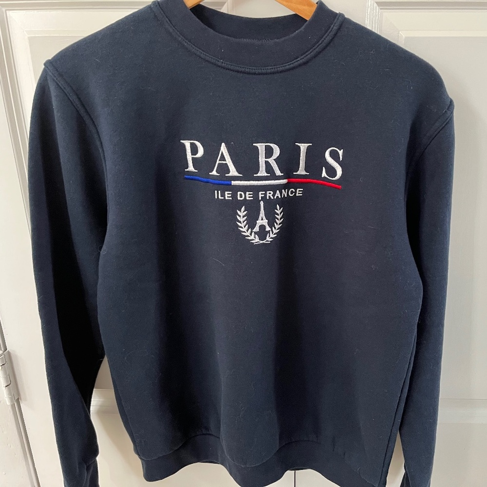 Sweatshirt  embroidered Paris